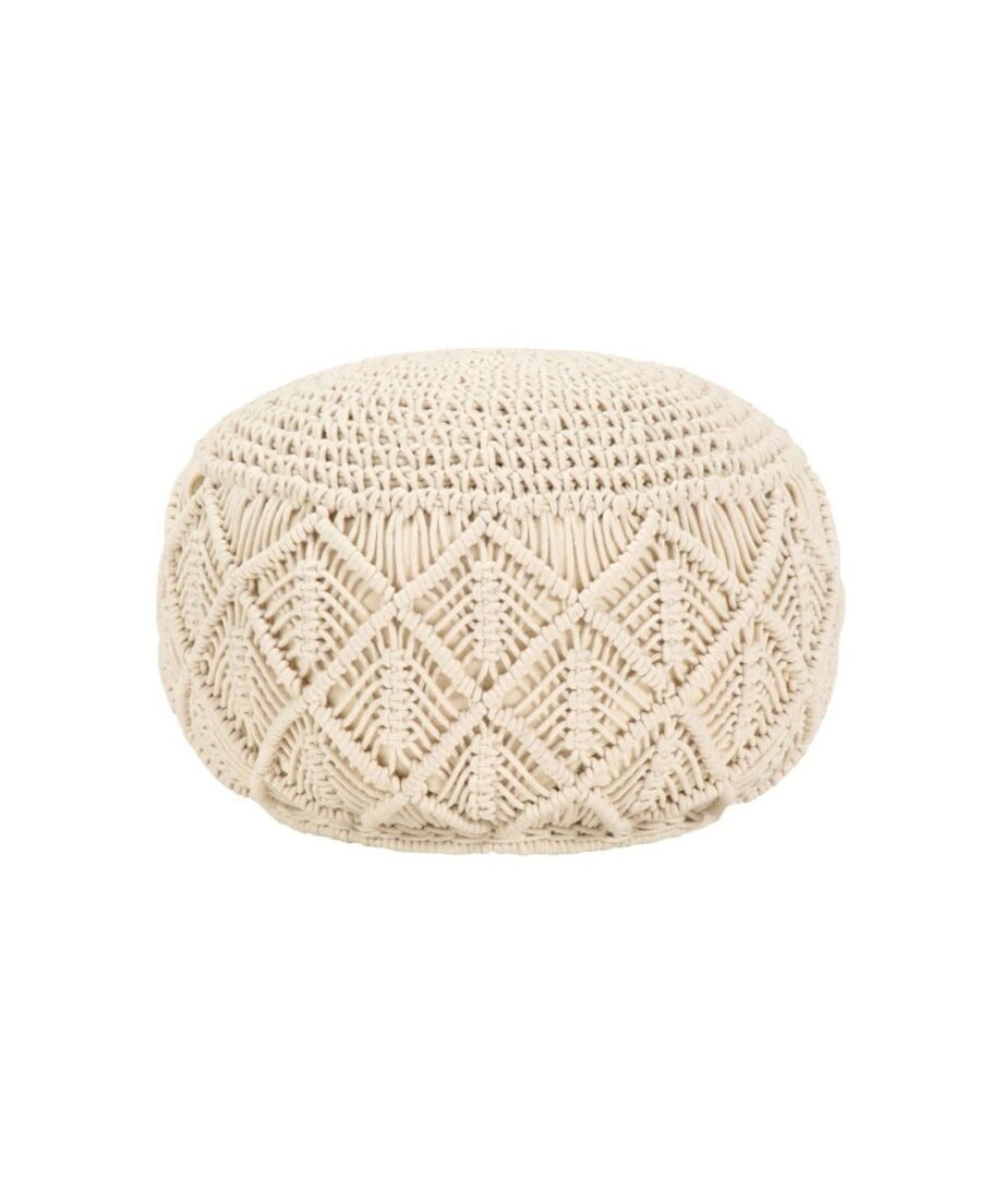 Macrame Handmade Pouf Seat